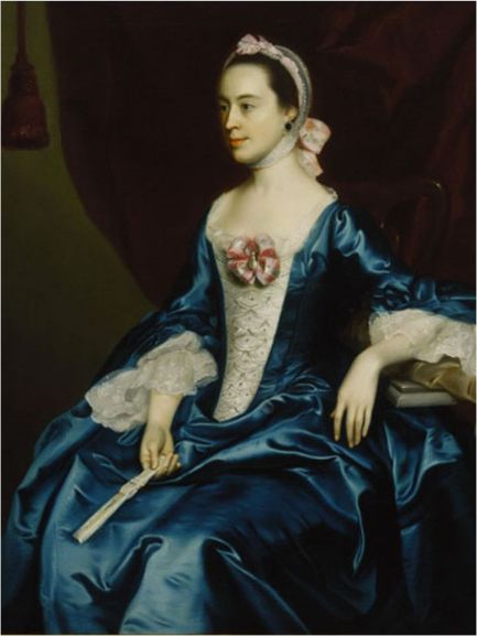 Miss Mercy Scollay is Copley's 'Lady in a Blue Dress'