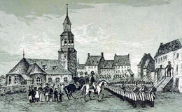 Place d'Arme Montreal 1775