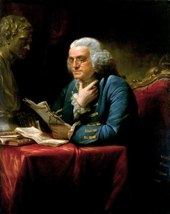 Benjamin Franklin by David Martin 1767