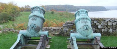 Bronze mortars displayed at Fort Ticonderoga