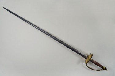 Sword of Bunker Hill, believed to have been carried by Joseph Warren. Courtesy of Mass Historical Society and Boston Public Library