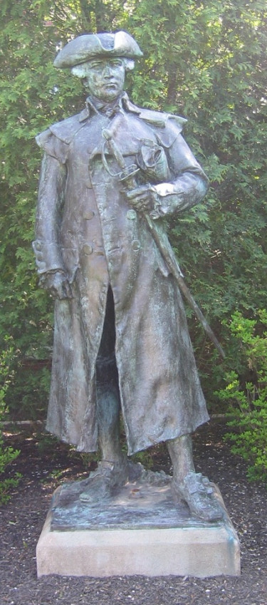 Dr. Joseph Warren, statue by Paul Bartlett 1903